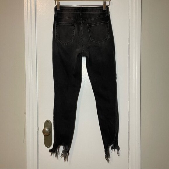 Lagence High Line Skinny High Rise Jeans in Nighttime Destruct Size 26 - Picture 6 of 14
